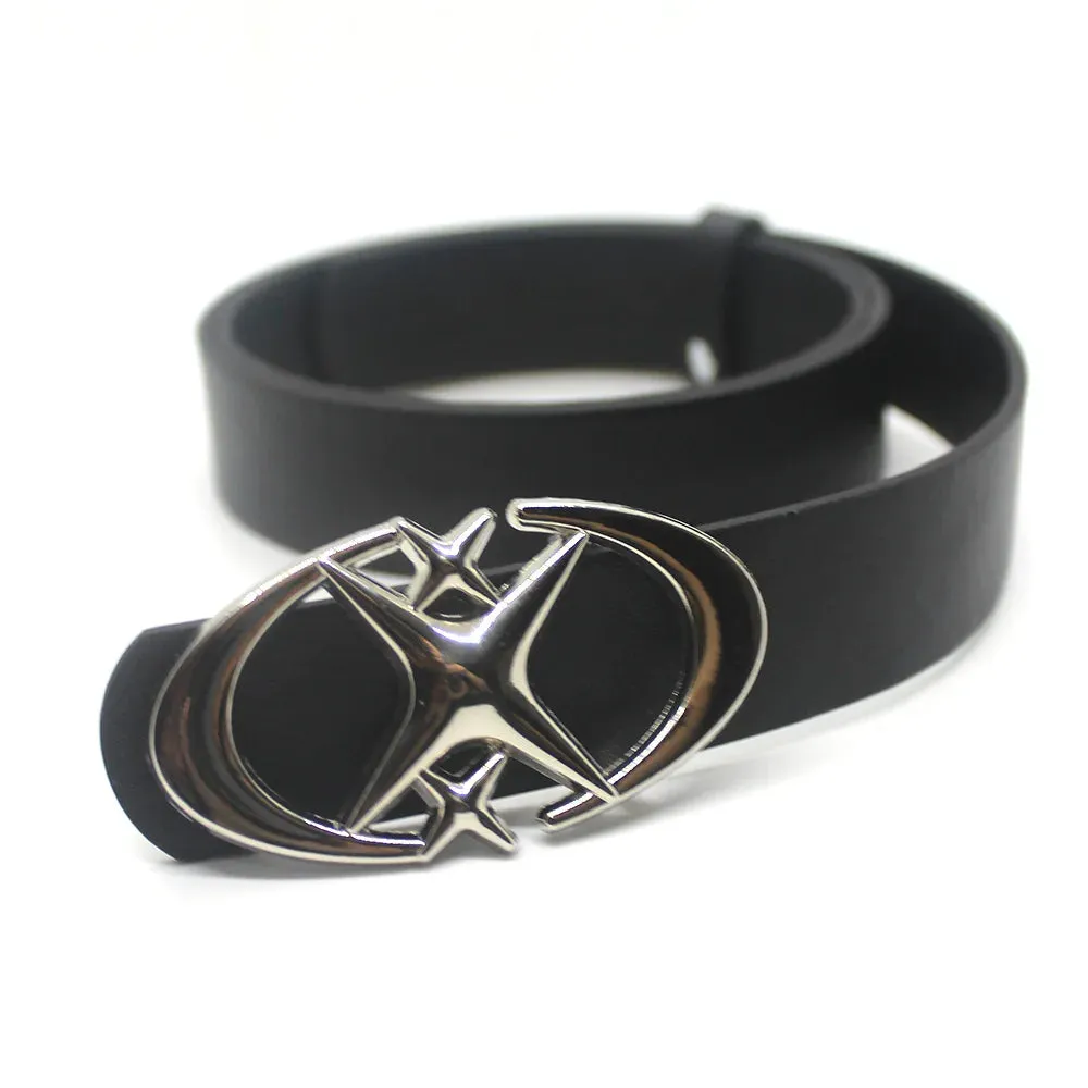Vintage Y2K Punk Cross & Star Buckle Belt