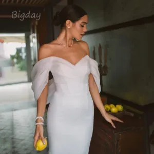 Wedding Dress Women White Off The Shoulder Open