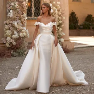 Wedding Dresses Off Shoulder Mermaid Bride Dress