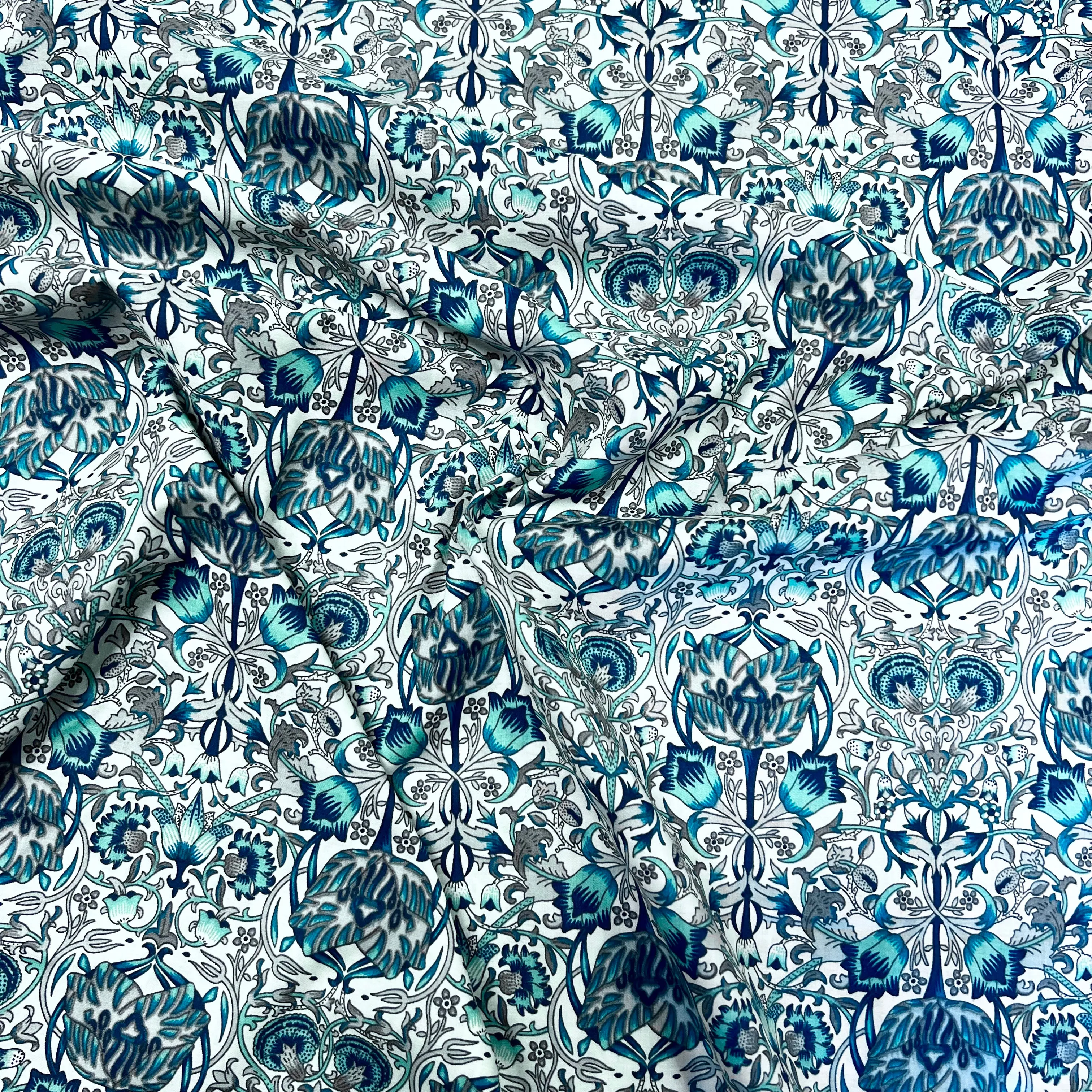 William Morris | Cotton Lawn | Turquoise