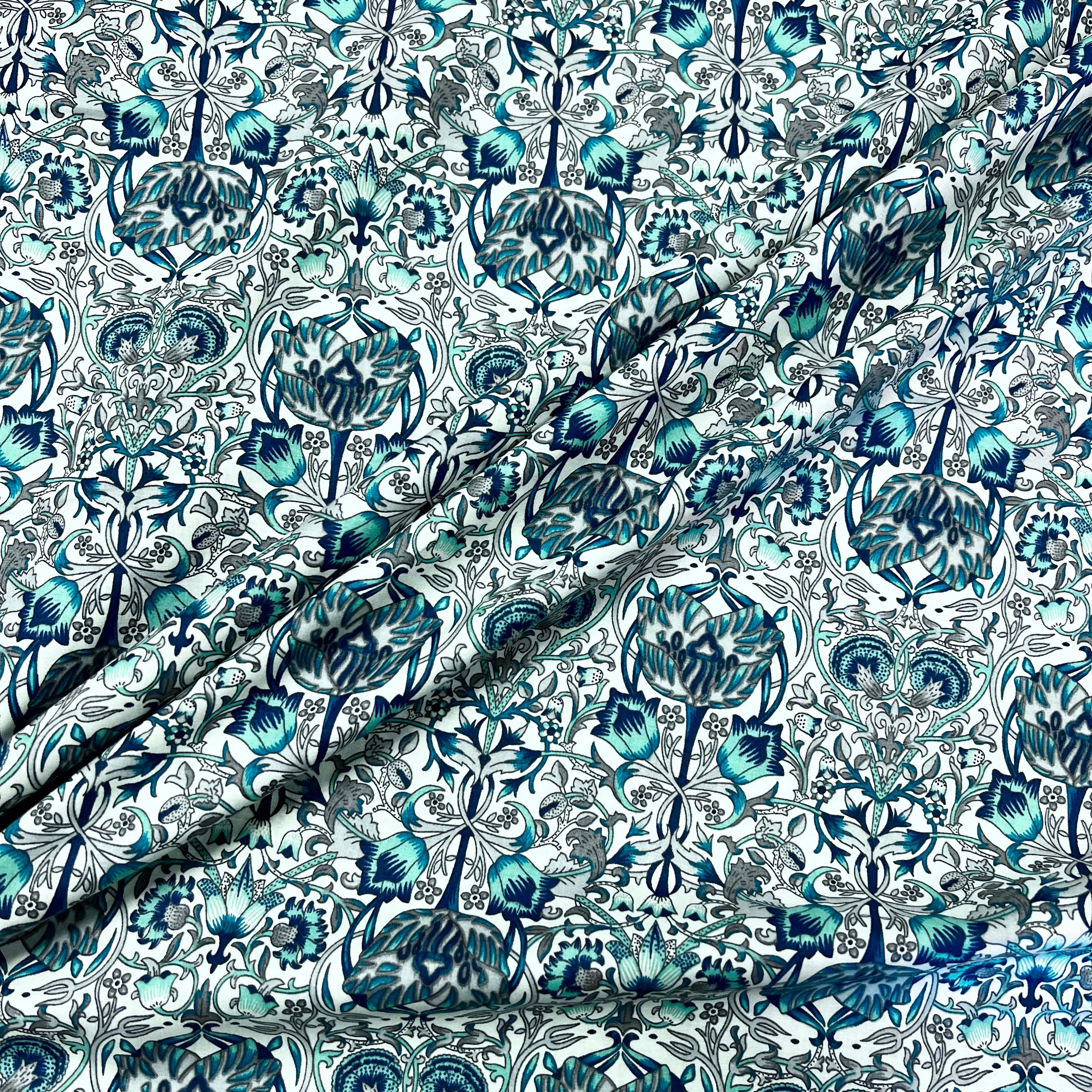 William Morris | Cotton Lawn | Turquoise