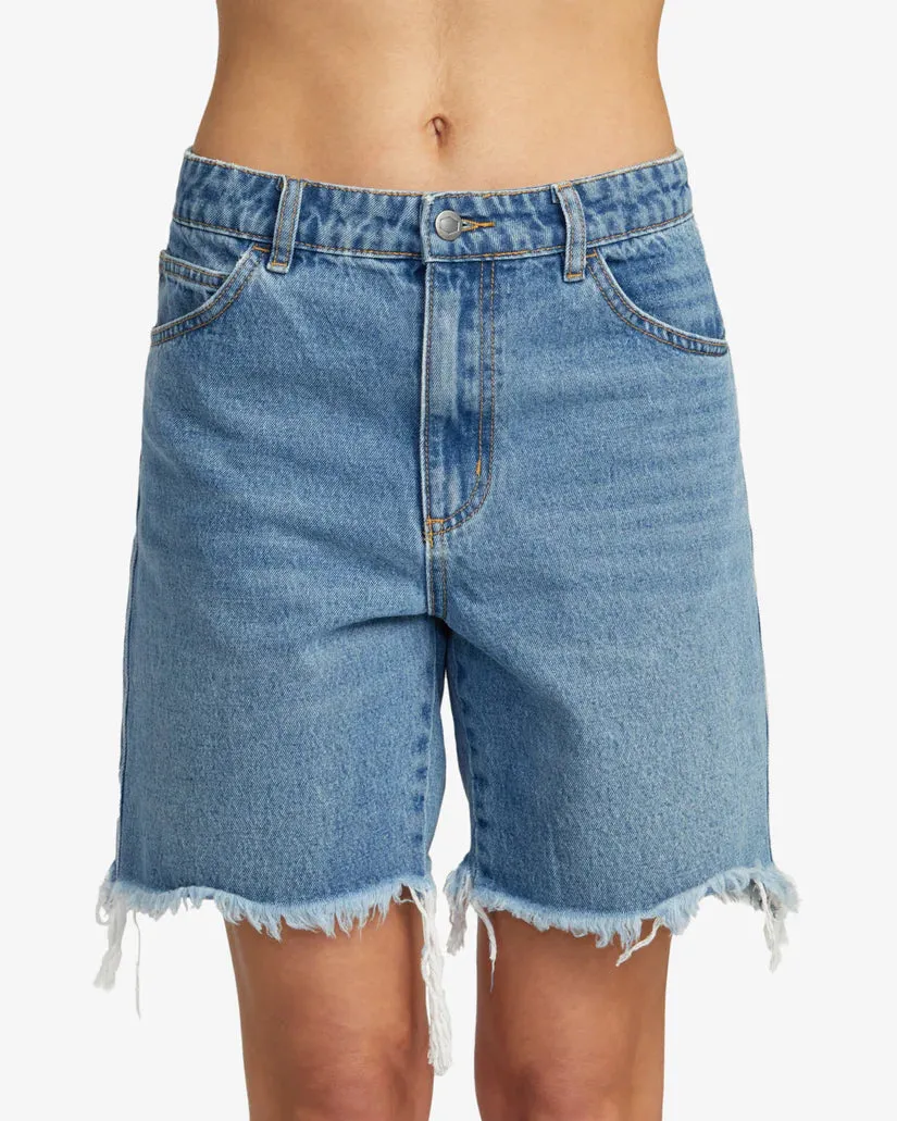 Women's Crawford Long Short Denim Shorts