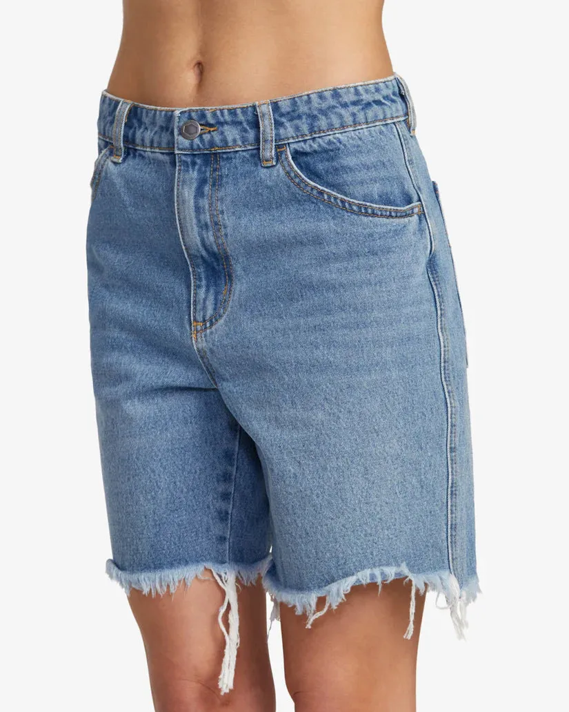 Women's Crawford Long Short Denim Shorts