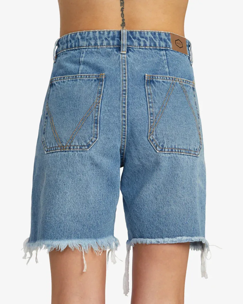 Women's Crawford Long Short Denim Shorts
