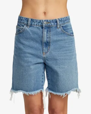Women's Crawford Long Short Denim Shorts