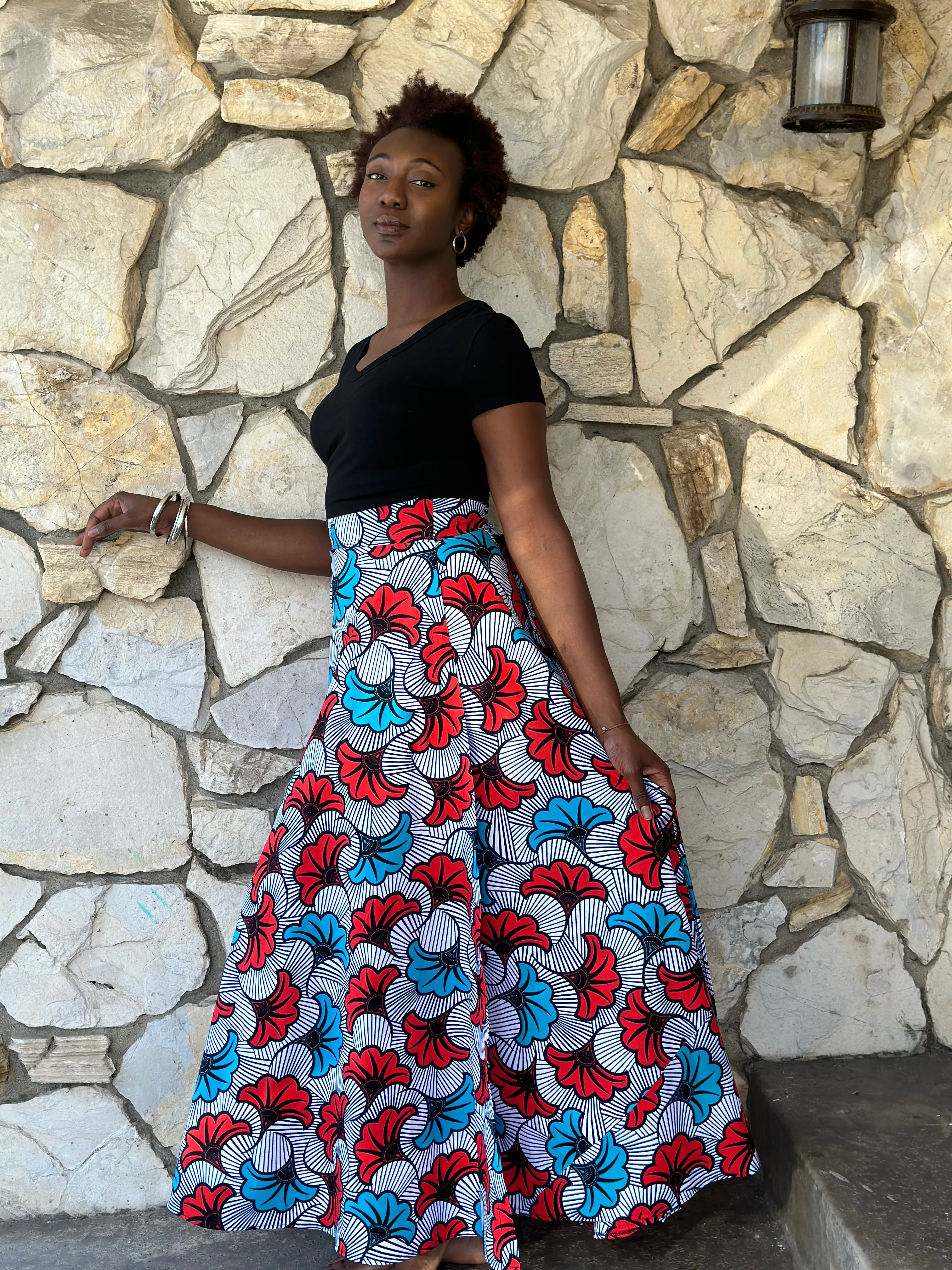 Wrap Skirt Full-Length "Egya"